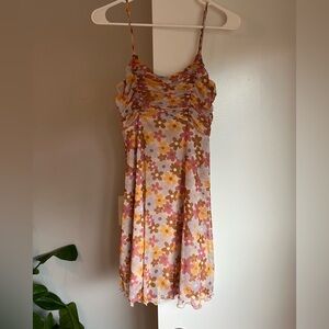 Altar'd State Floral Dress with Spaghetti Straps